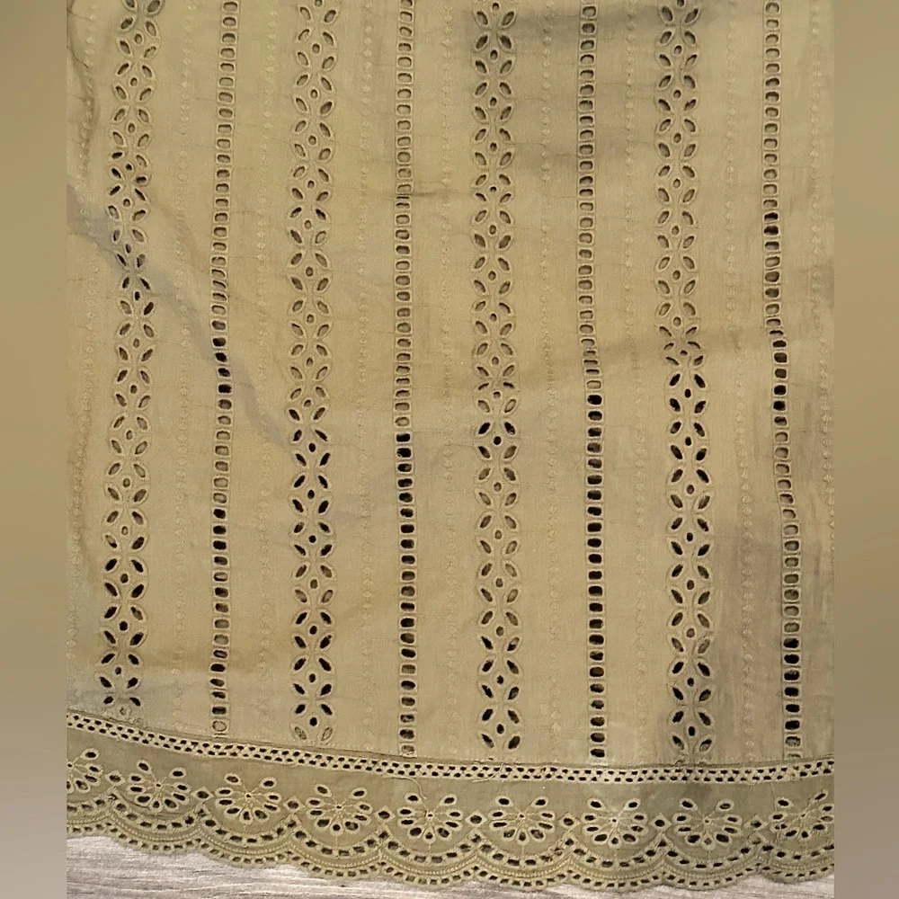 NWT! DELUC Masson Dress Brown Eyelet Size Small - Picture 13 of 13
